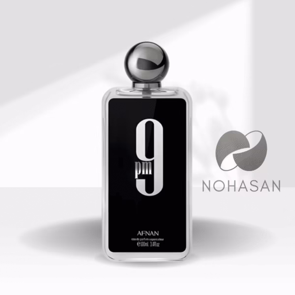 Picture of Afnan 9pm perfume bottle.