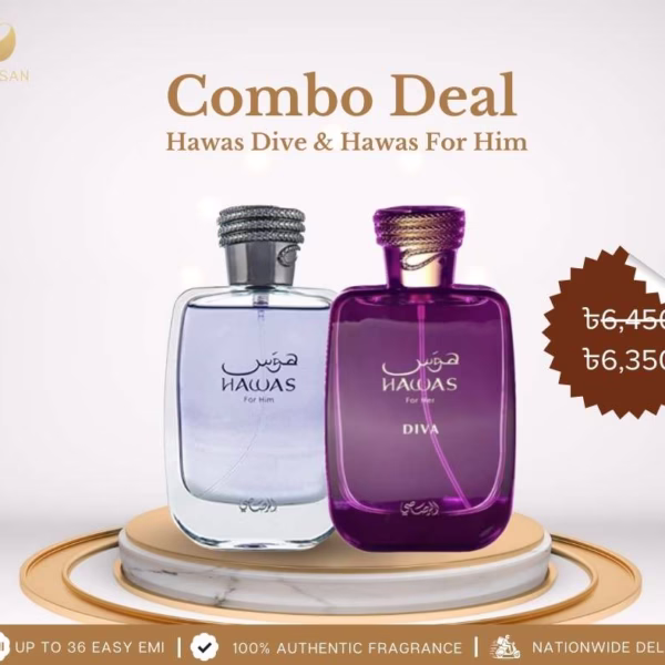 Hawas Diva & Hawas For Him combo