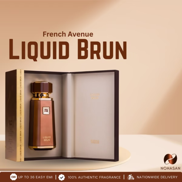 Picture of French Avenue Liquid Brun 100 ML bottle.